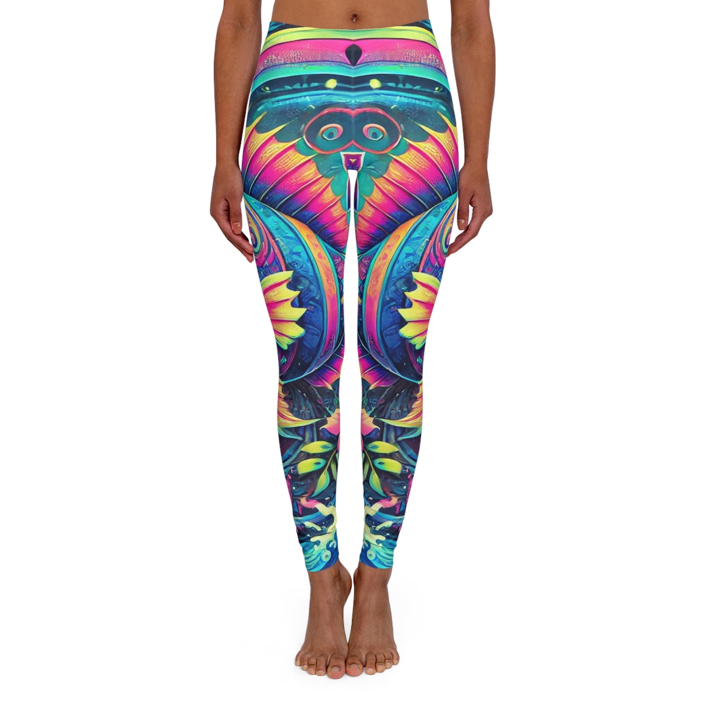 Neon Fish Casual Leggings