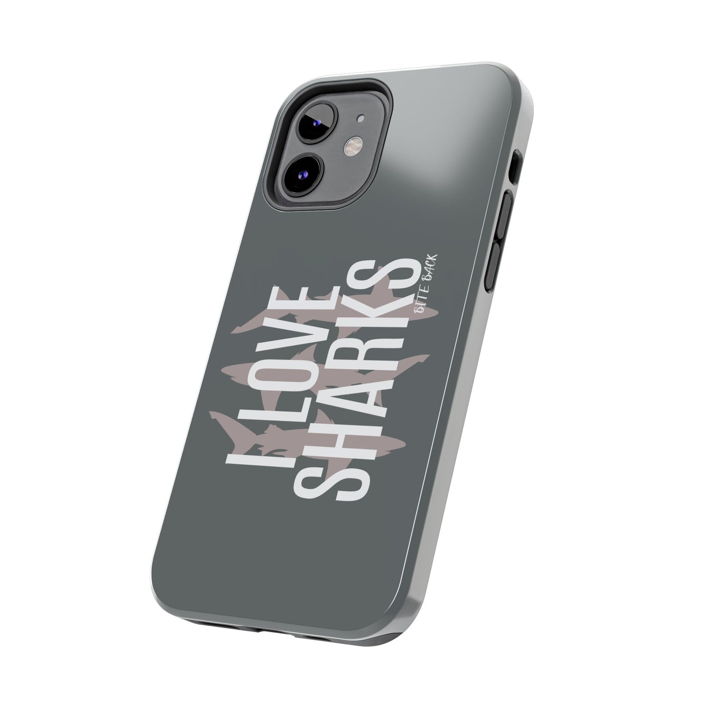 Shark Lover Tough Phone Case, Protective Cover, Gift for Ocean Lovers, Shark Week Celebration, Cute Wildlife Accessory