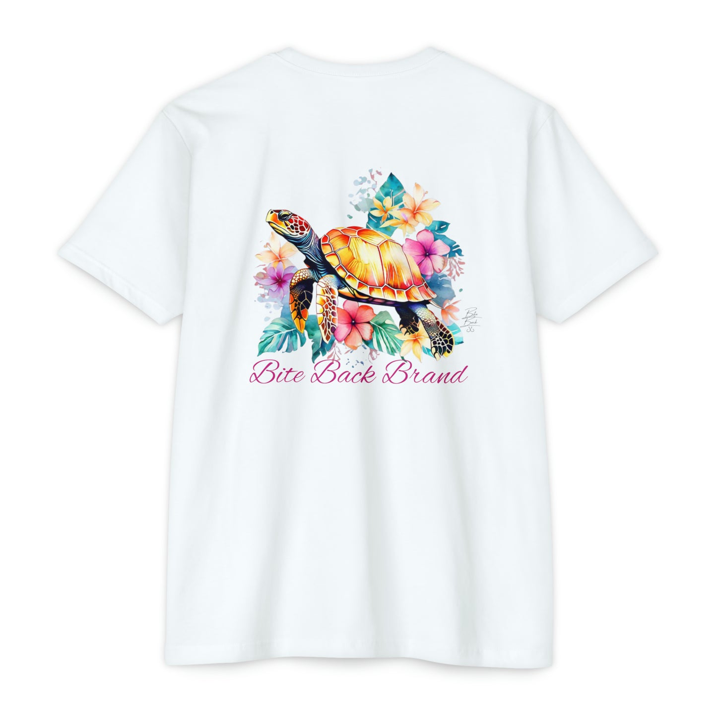 Tropical Bloom Turtle T-shirt