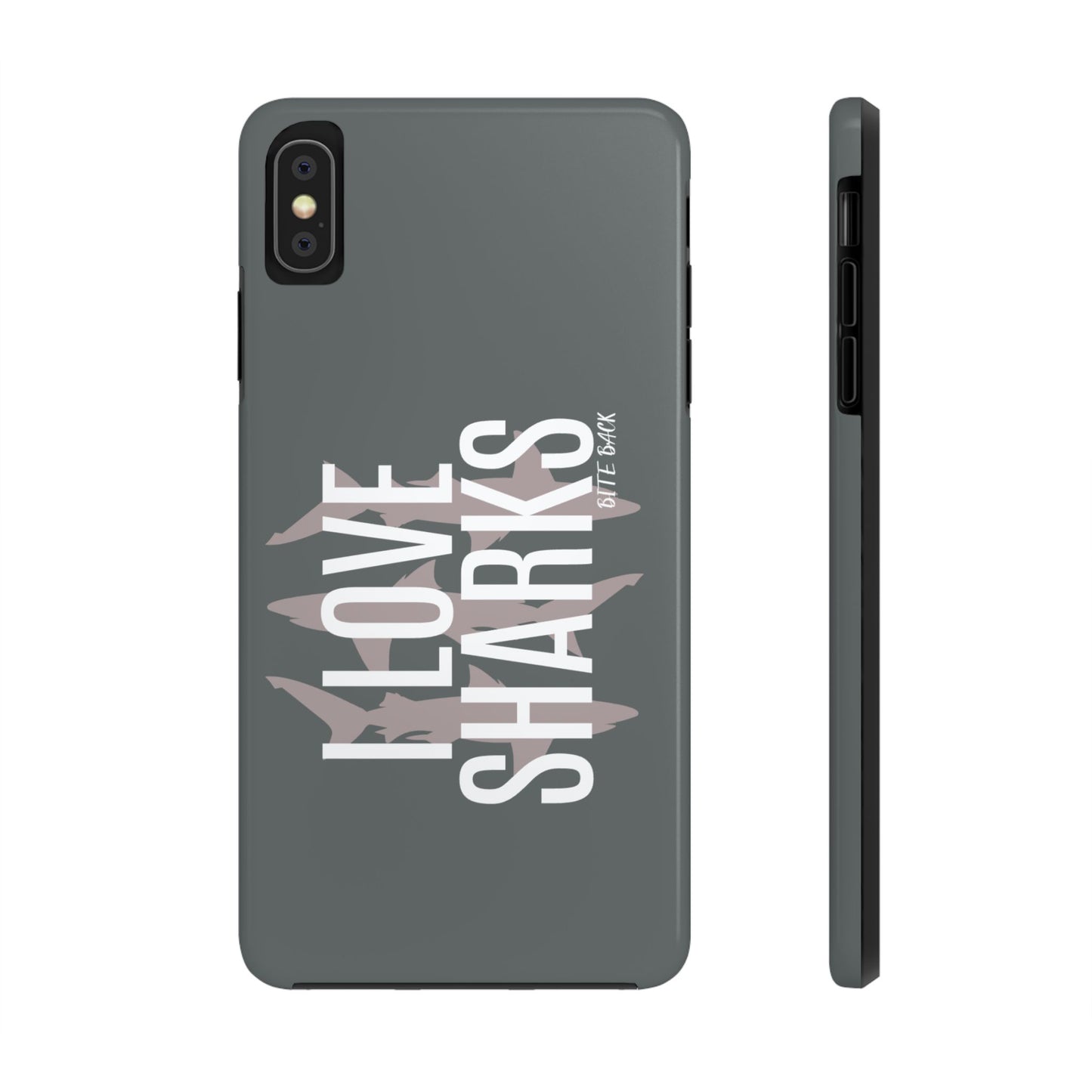 Shark Lover Tough Phone Case, Protective Cover, Gift for Ocean Lovers, Shark Week Celebration, Cute Wildlife Accessory