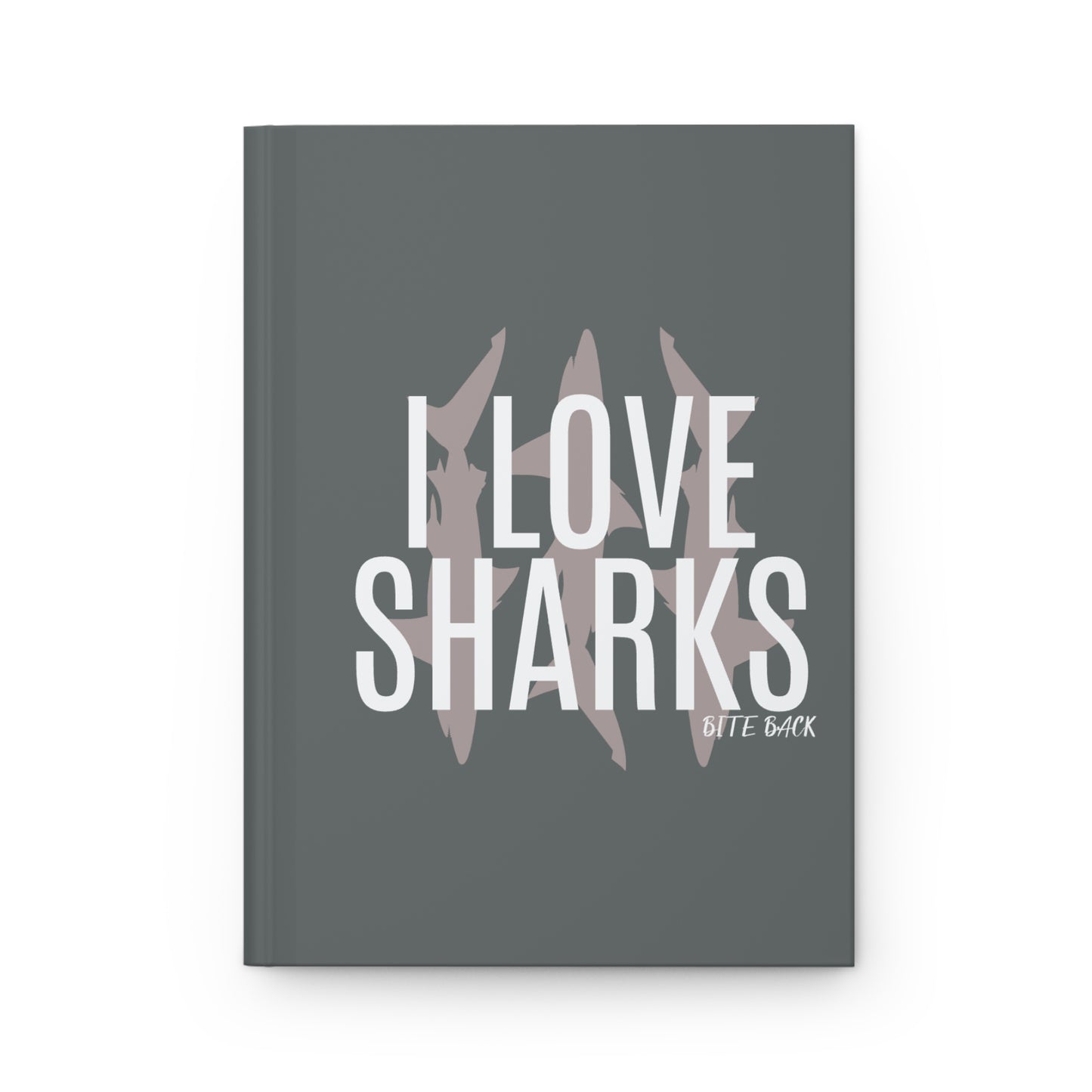 I Love Sharks-Hardcover Journal Matte
