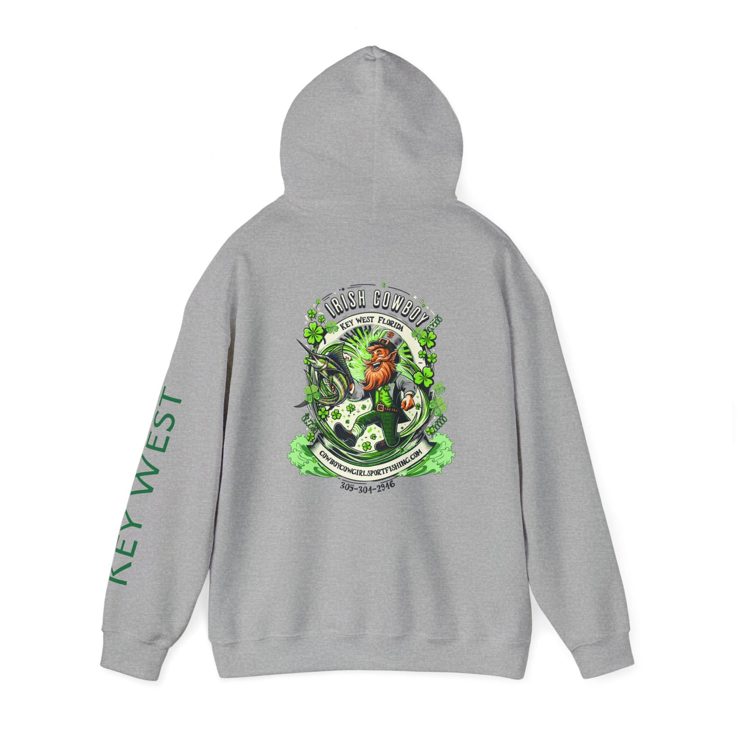 Irish Cowboy Leprechaun Heavy Blend™ Hooded Sweatshirt