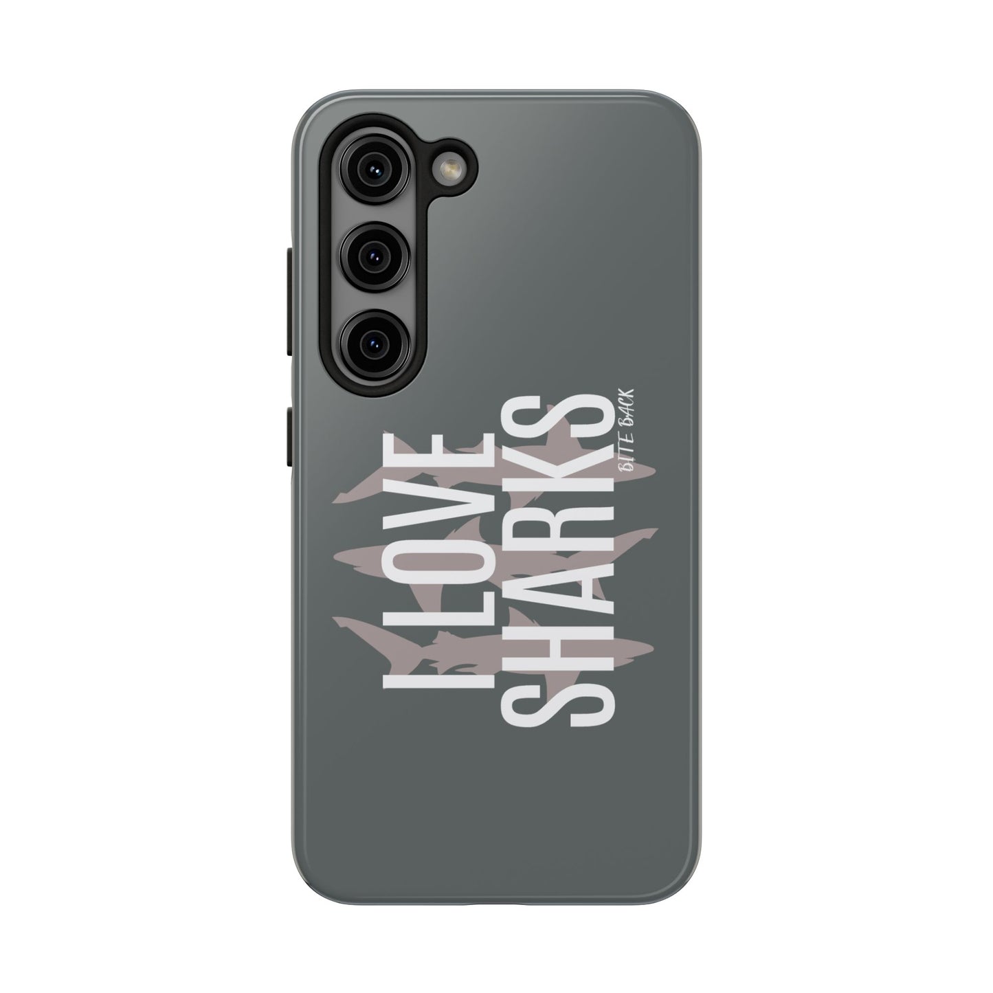 Shark Lover Tough Phone Case, Protective Cover, Gift for Ocean Lovers, Shark Week Celebration, Cute Wildlife Accessory