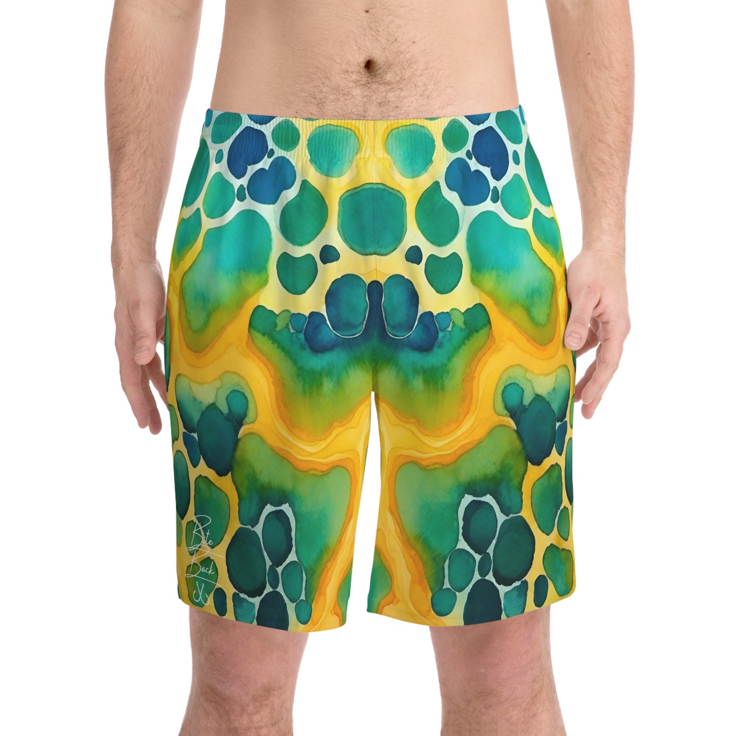 The Wharf Men's Elastic Beach Shorts