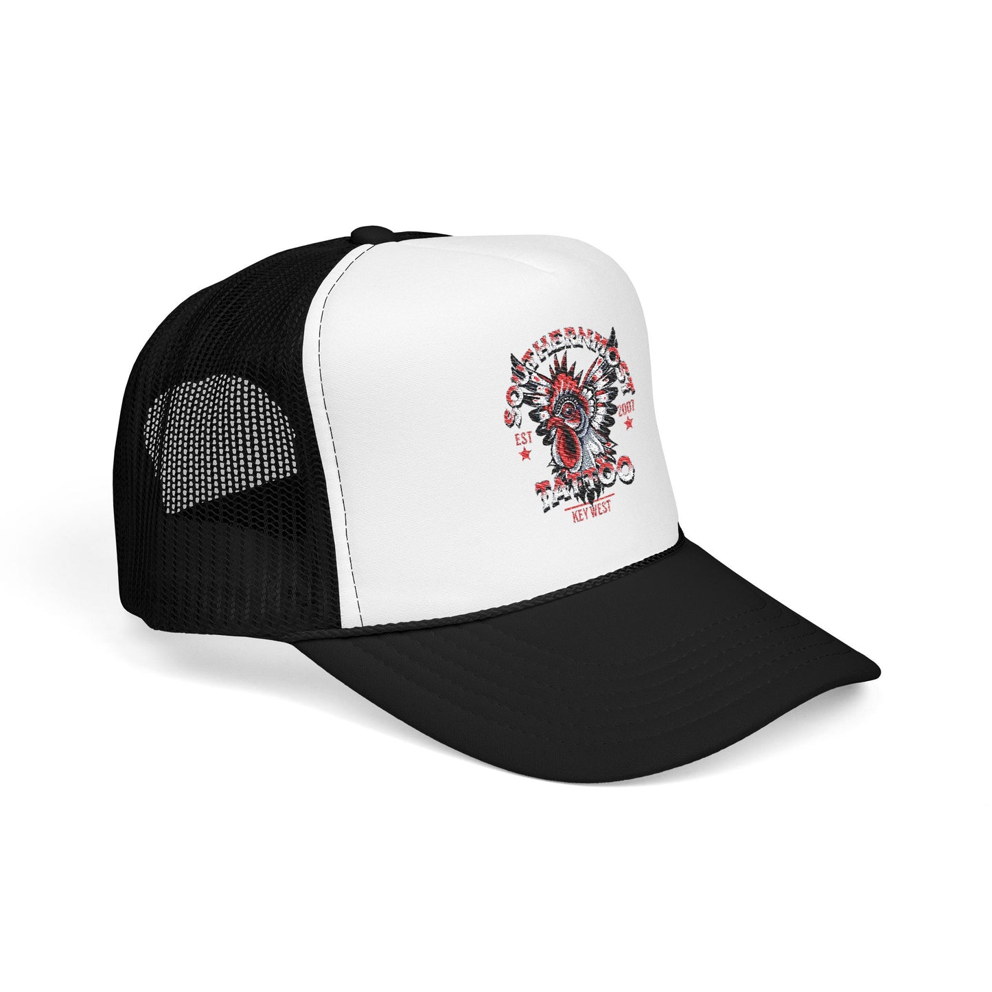 Embroidered Foam Trucker Hat, Custom Cap, Casual Style, Perfect Gift for Him/Her, Beachwear, Festival Accessory, Birthday Present
