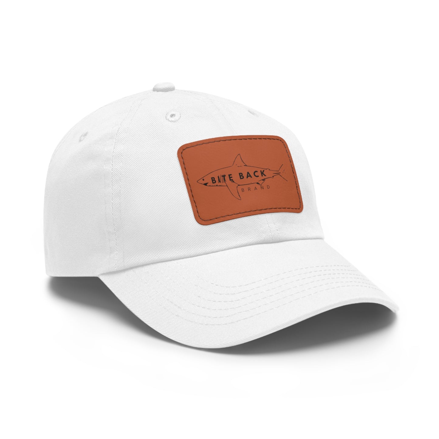 Shark Hat with Leather Patch (Rectangle)