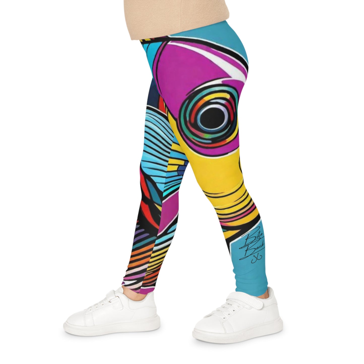 Vibrant Snapper Kids Leggings