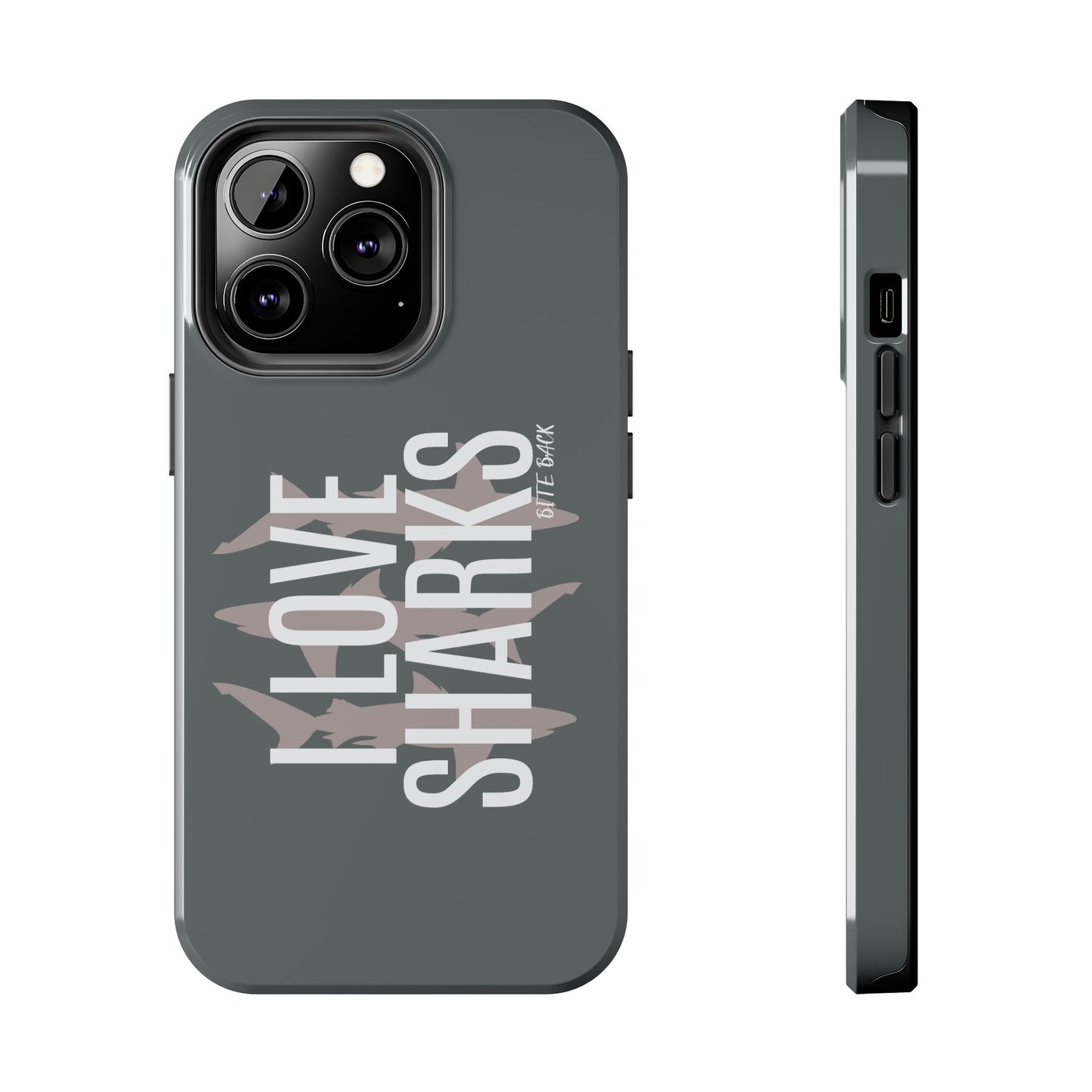 Shark Lover Tough Phone Case, Protective Cover, Gift for Ocean Lovers, Shark Week Celebration, Cute Wildlife Accessory