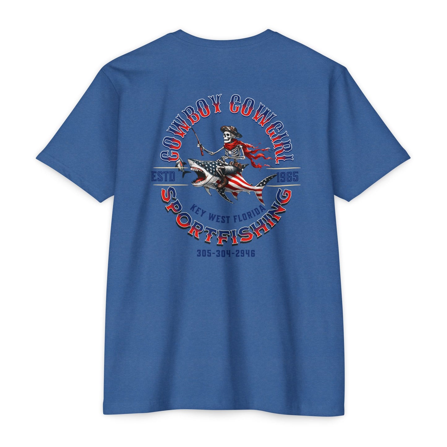 4th of July 2nd Edition Cowboy Cowgirl Sportfishing Tee