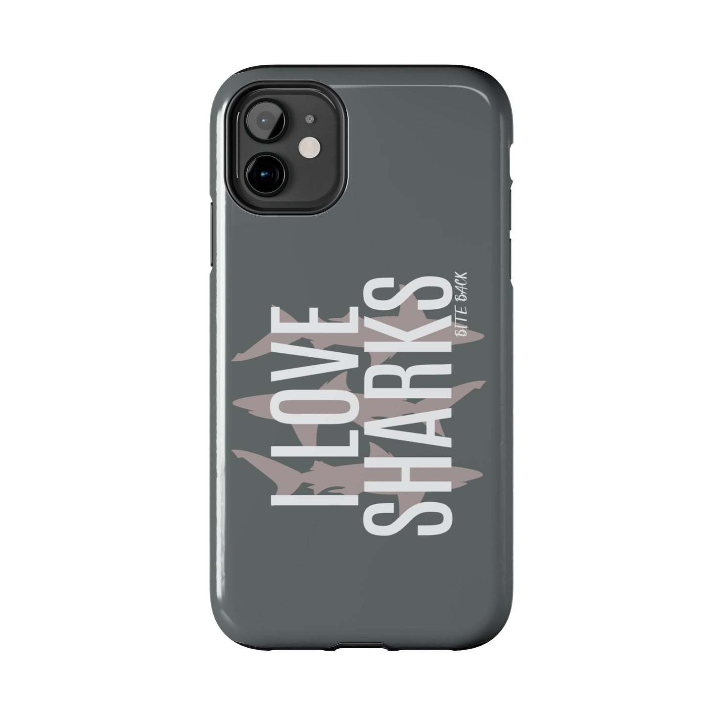 Shark Lover Tough Phone Case, Protective Cover, Gift for Ocean Lovers, Shark Week Celebration, Cute Wildlife Accessory
