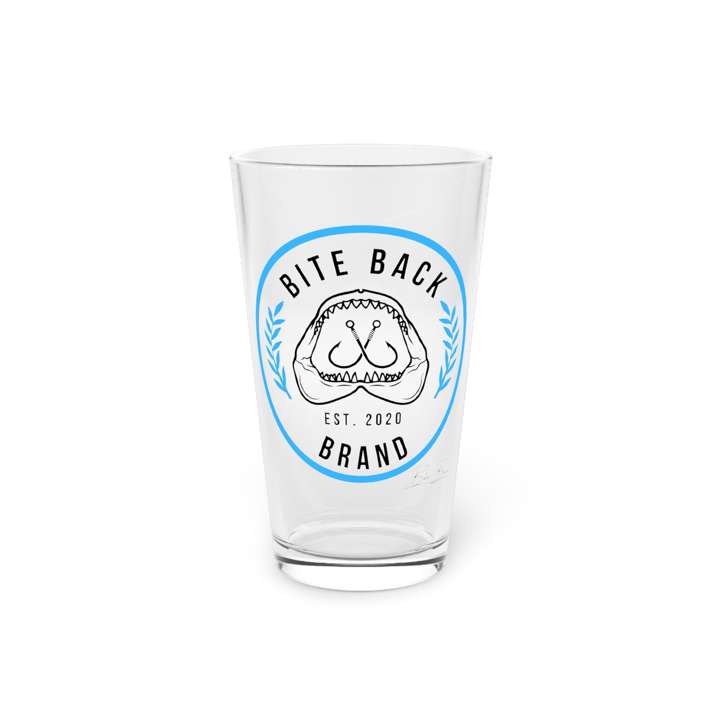 Bite Back VIII Pint Glass, 16oz
