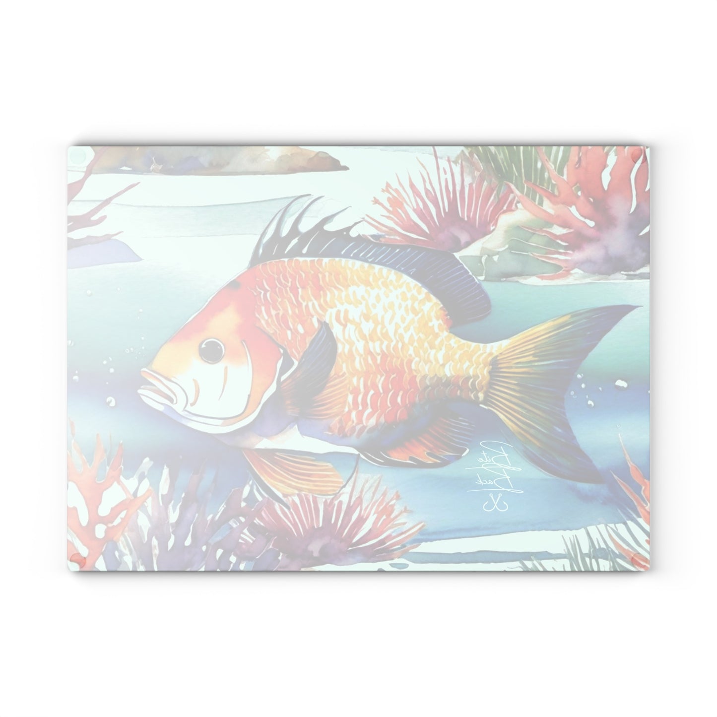 The Reef Glass Cutting Board