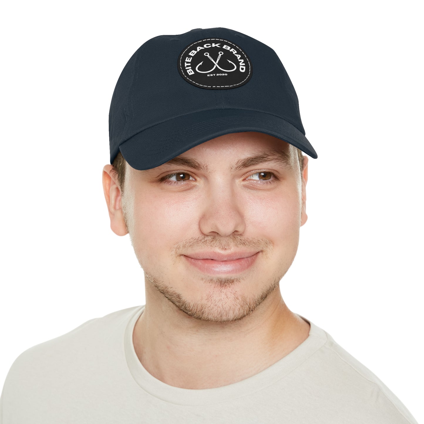 Hooks Hat with Leather Patch (Round)
