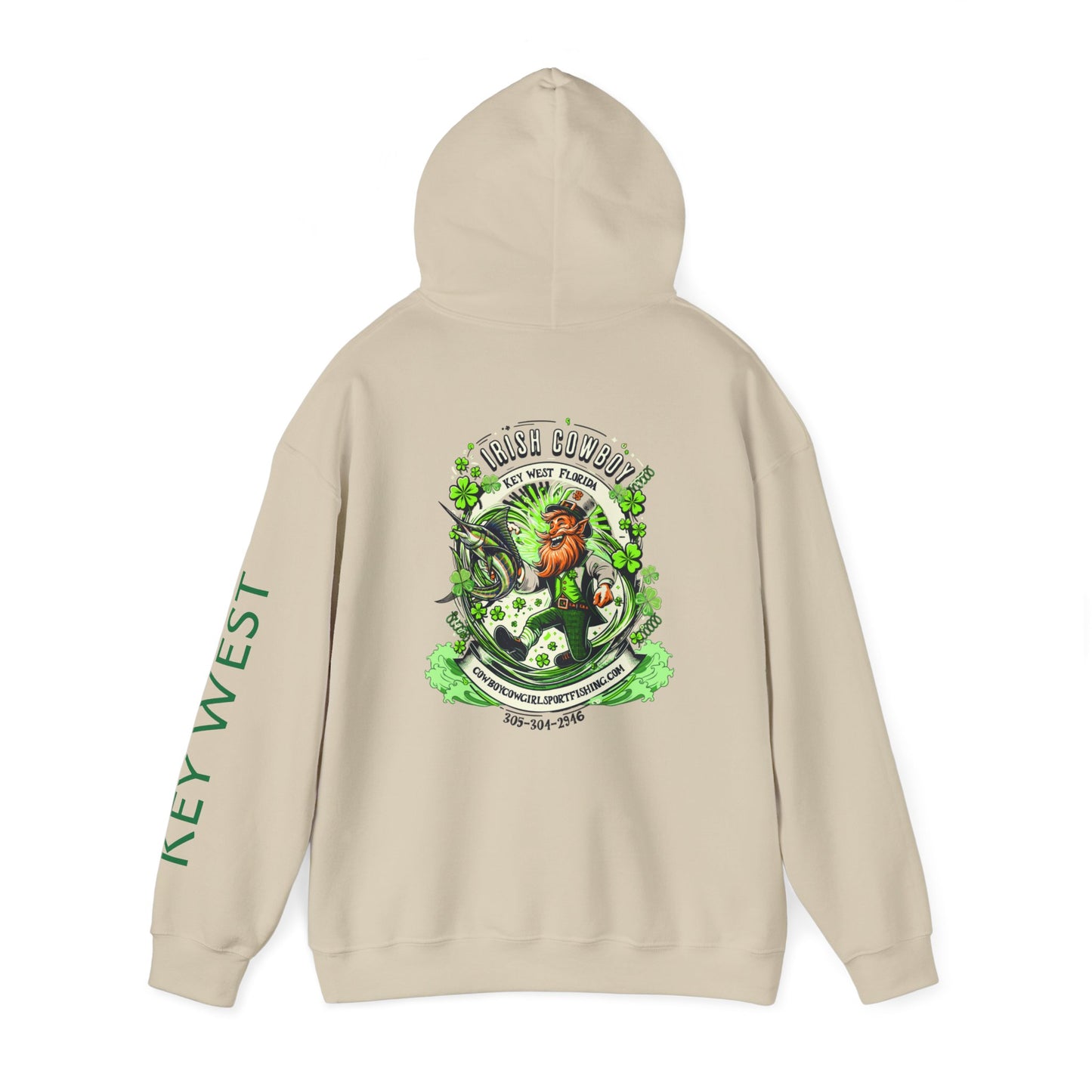 Irish Cowboy Leprechaun Heavy Blend™ Hooded Sweatshirt