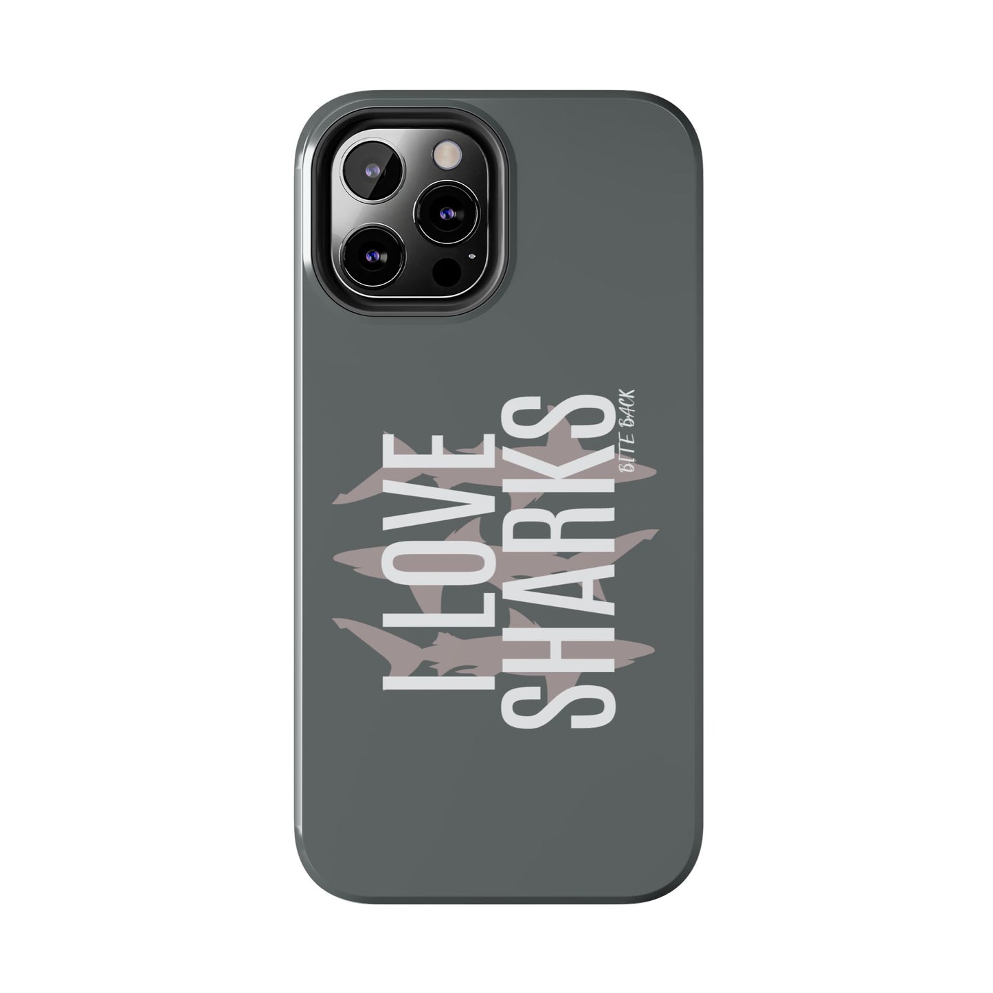 Shark Lover Tough Phone Case, Protective Cover, Gift for Ocean Lovers, Shark Week Celebration, Cute Wildlife Accessory