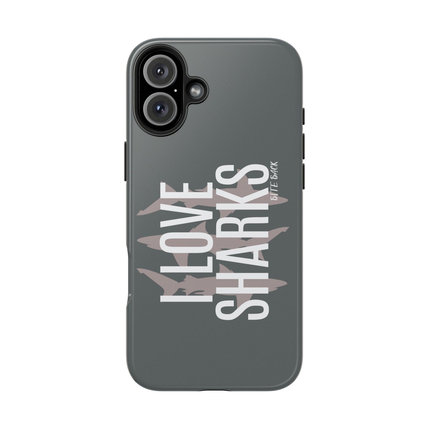 Shark Lover Tough Phone Case, Protective Cover, Gift for Ocean Lovers, Shark Week Celebration, Cute Wildlife Accessory