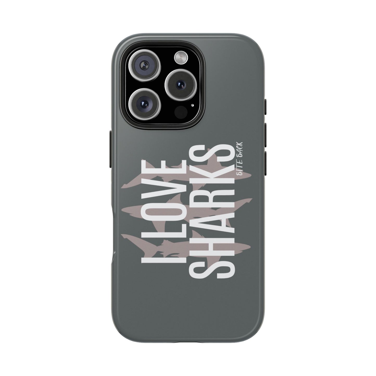 Shark Lover Tough Phone Case, Protective Cover, Gift for Ocean Lovers, Shark Week Celebration, Cute Wildlife Accessory