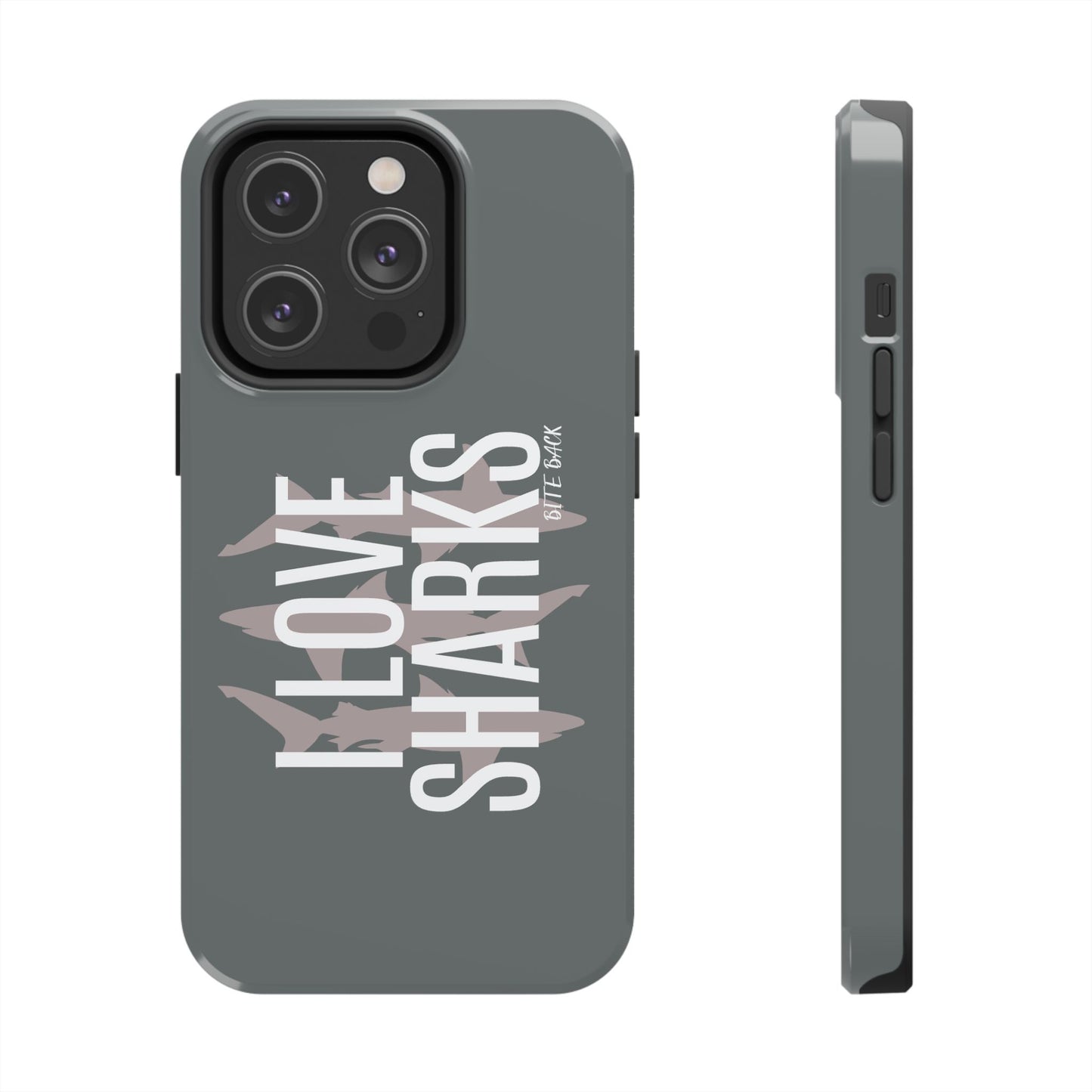 Shark Lover Tough Phone Case, Protective Cover, Gift for Ocean Lovers, Shark Week Celebration, Cute Wildlife Accessory