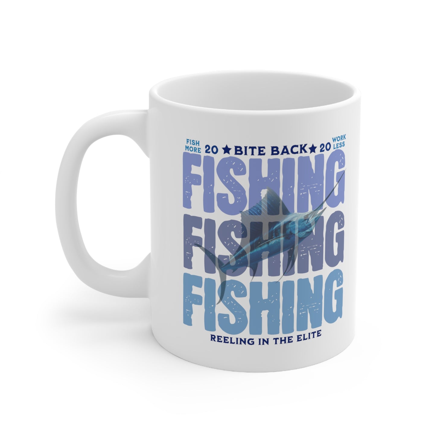 FISHING FISHING FISHING Ceramic Mug 11oz