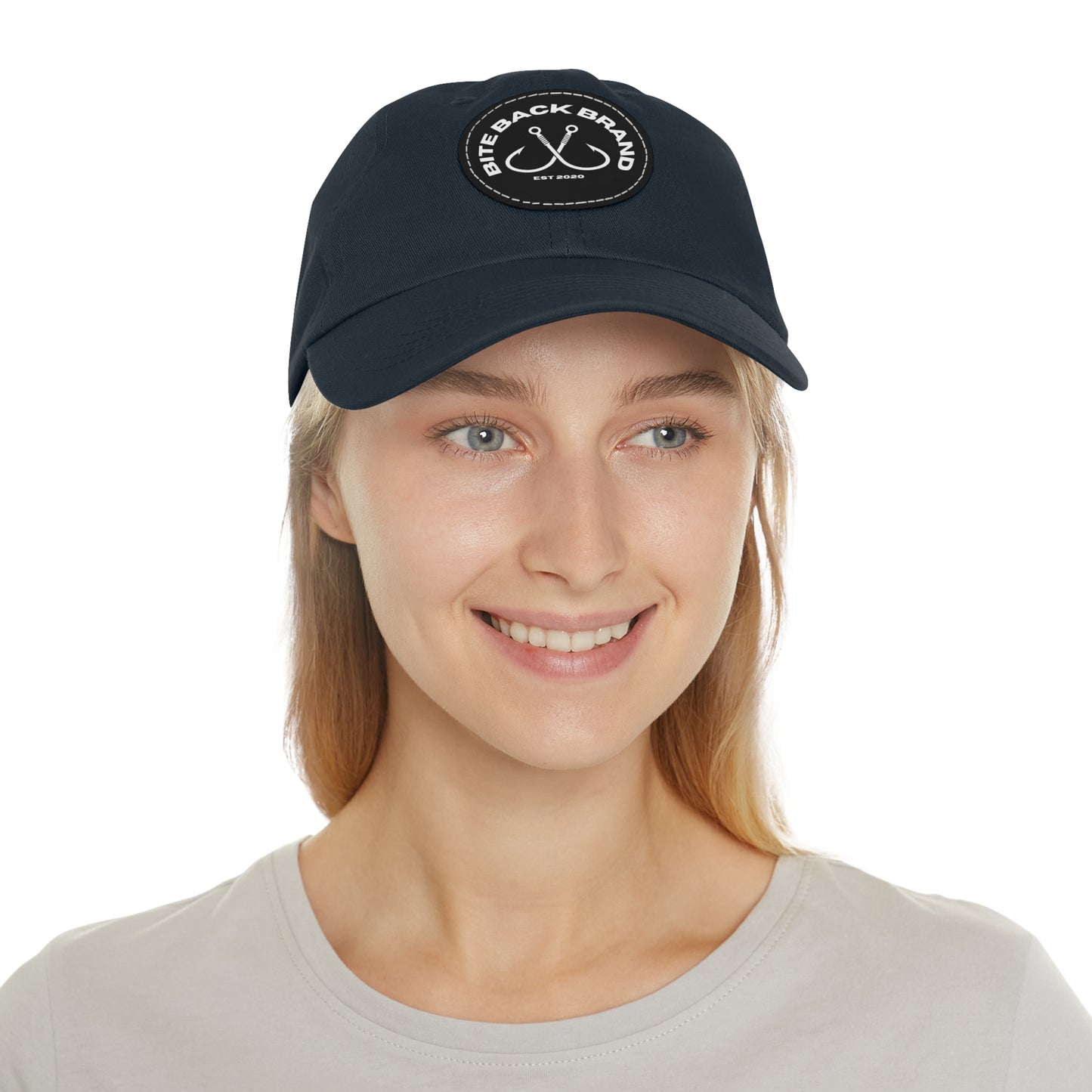 Hooks Hat with Leather Patch (Round)