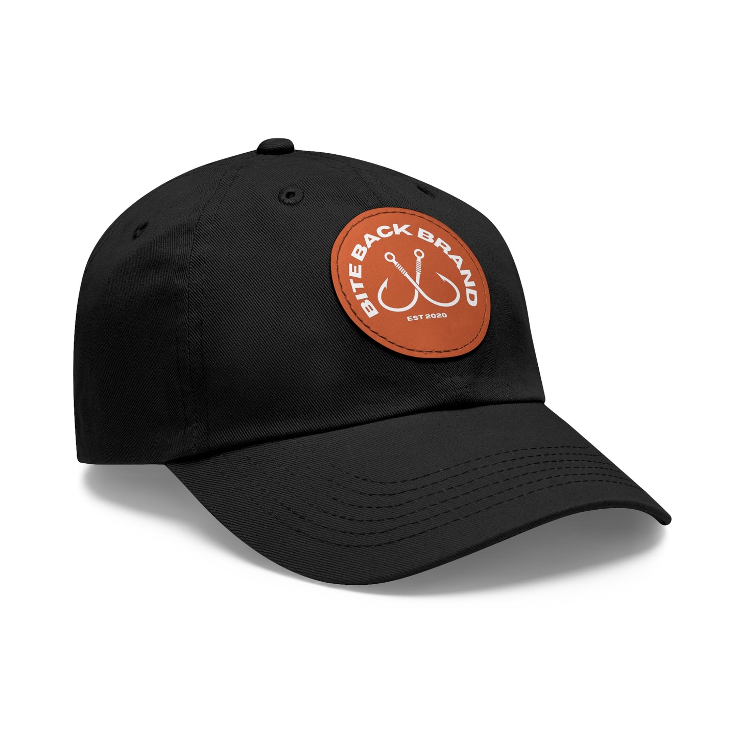 Hooks Hat with Leather Patch (Round)