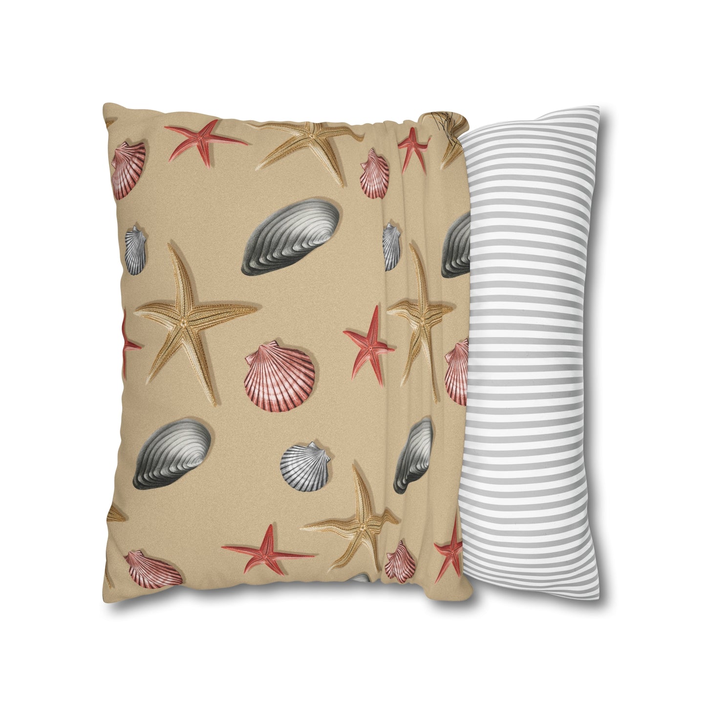 Sea Shells by the Sea Shore Canvas Pillowcase