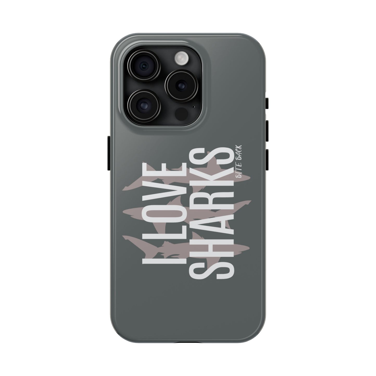 Shark Lover Tough Phone Case, Protective Cover, Gift for Ocean Lovers, Shark Week Celebration, Cute Wildlife Accessory