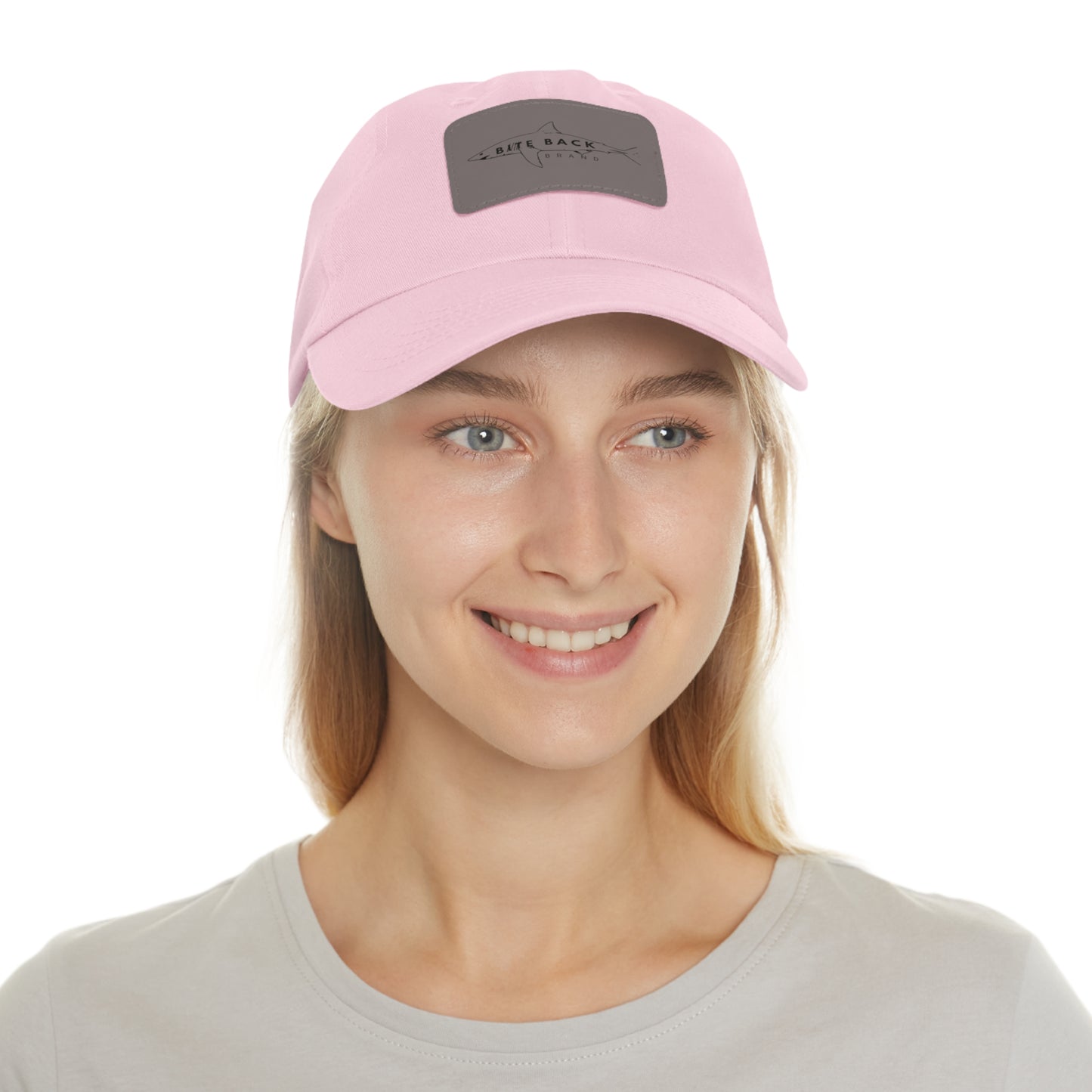Shark Hat with Leather Patch (Rectangle)