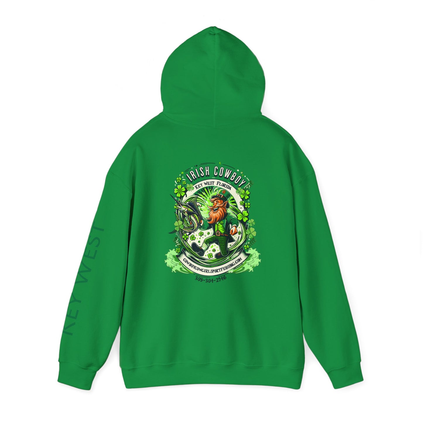 Irish Cowboy Leprechaun Heavy Blend™ Hooded Sweatshirt