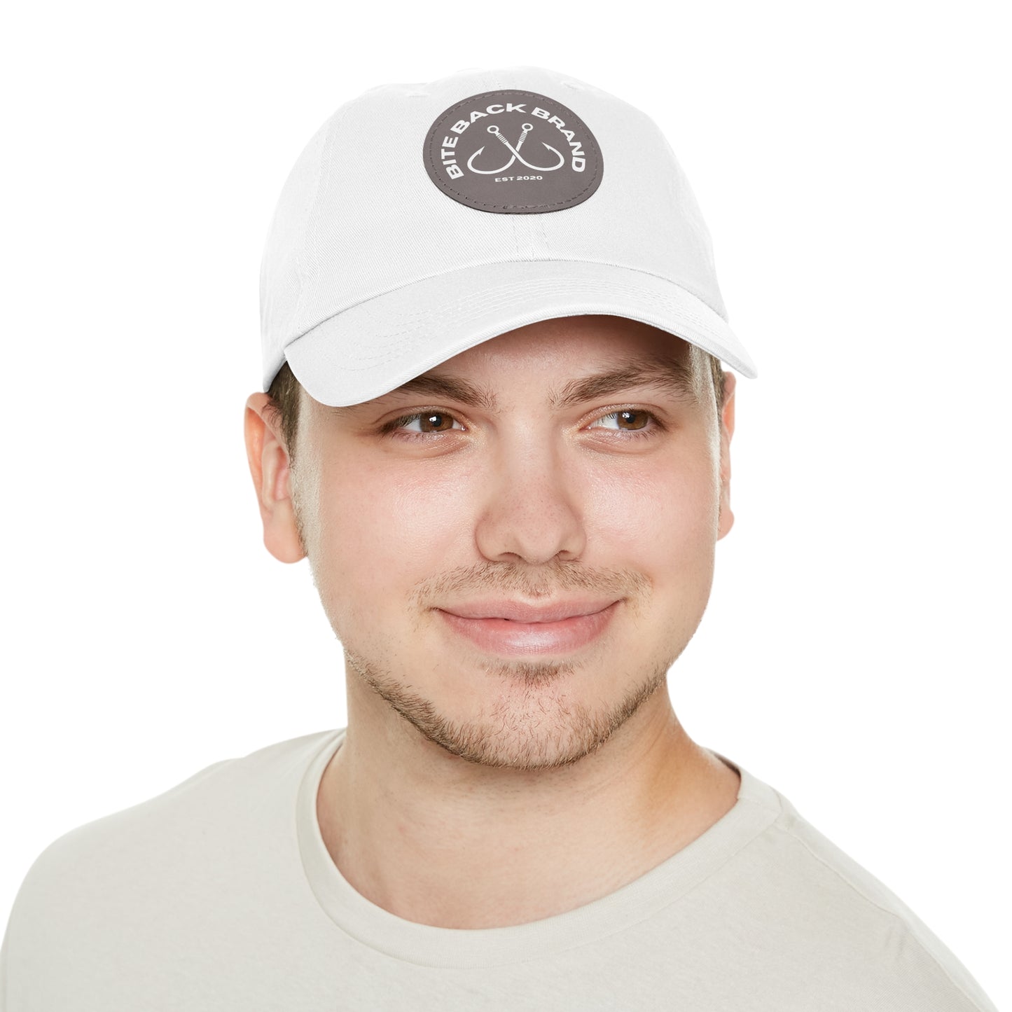 Hooks Hat with Leather Patch (Round)