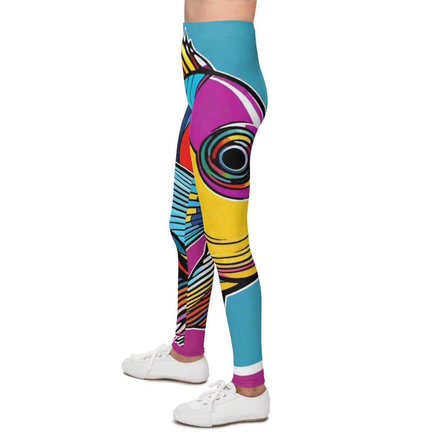Vibrant Snapper Youth Leggings