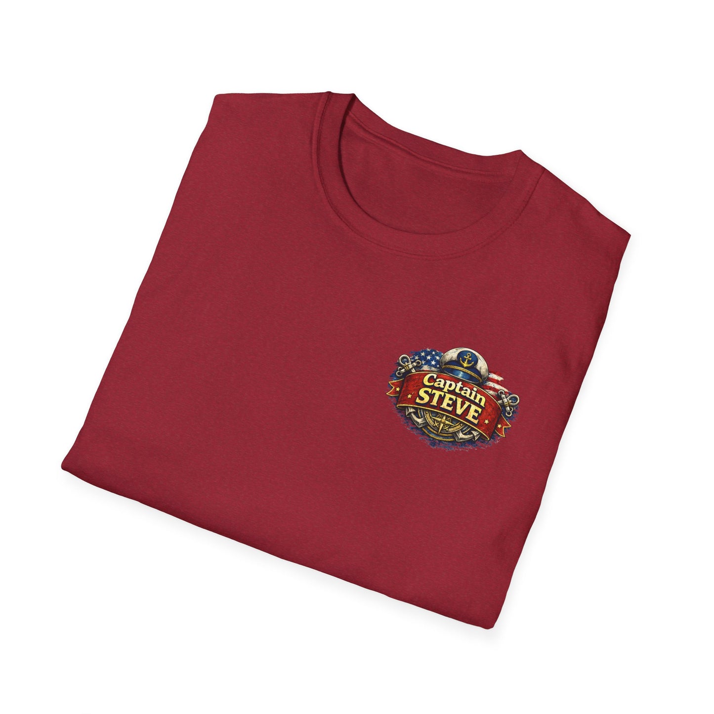 SV Ghostship Fundraiser T-Shirt — Help Get Ghostship Back in the Water "Capt Steve"