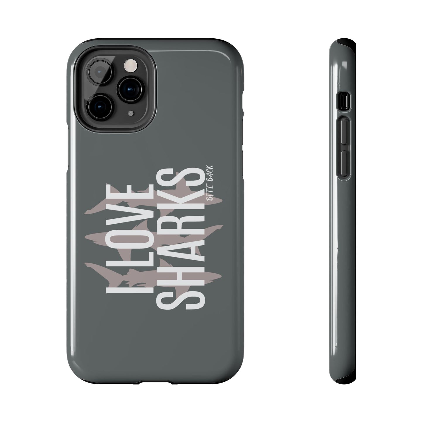 Shark Lover Tough Phone Case, Protective Cover, Gift for Ocean Lovers, Shark Week Celebration, Cute Wildlife Accessory