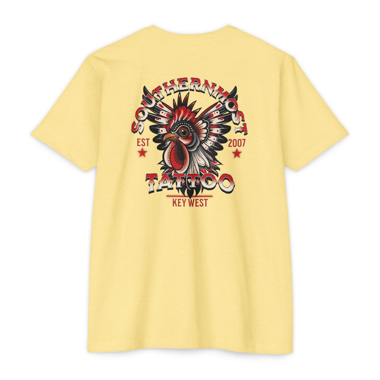 Southernmost Tattoo Traditional Rooster T-shirt