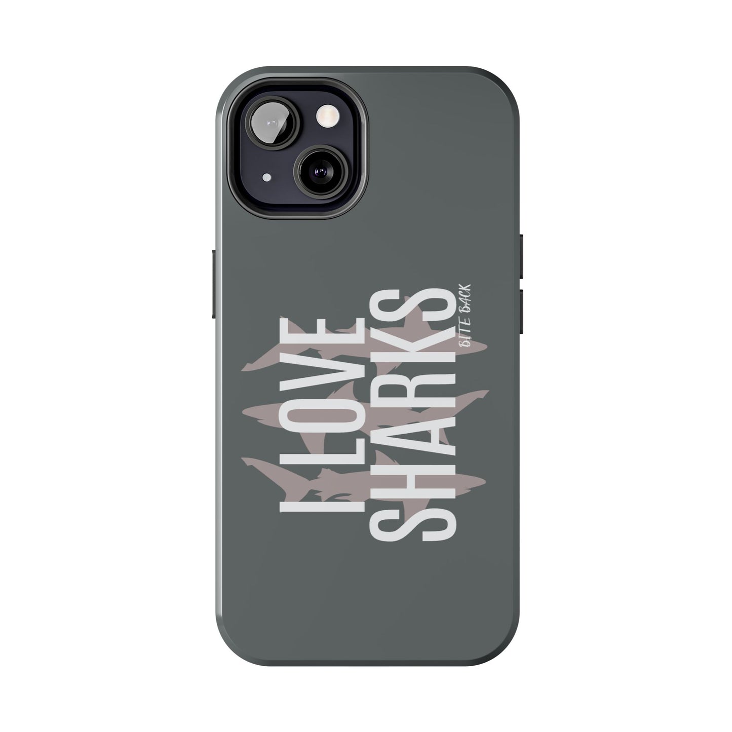 Shark Lover Tough Phone Case, Protective Cover, Gift for Ocean Lovers, Shark Week Celebration, Cute Wildlife Accessory