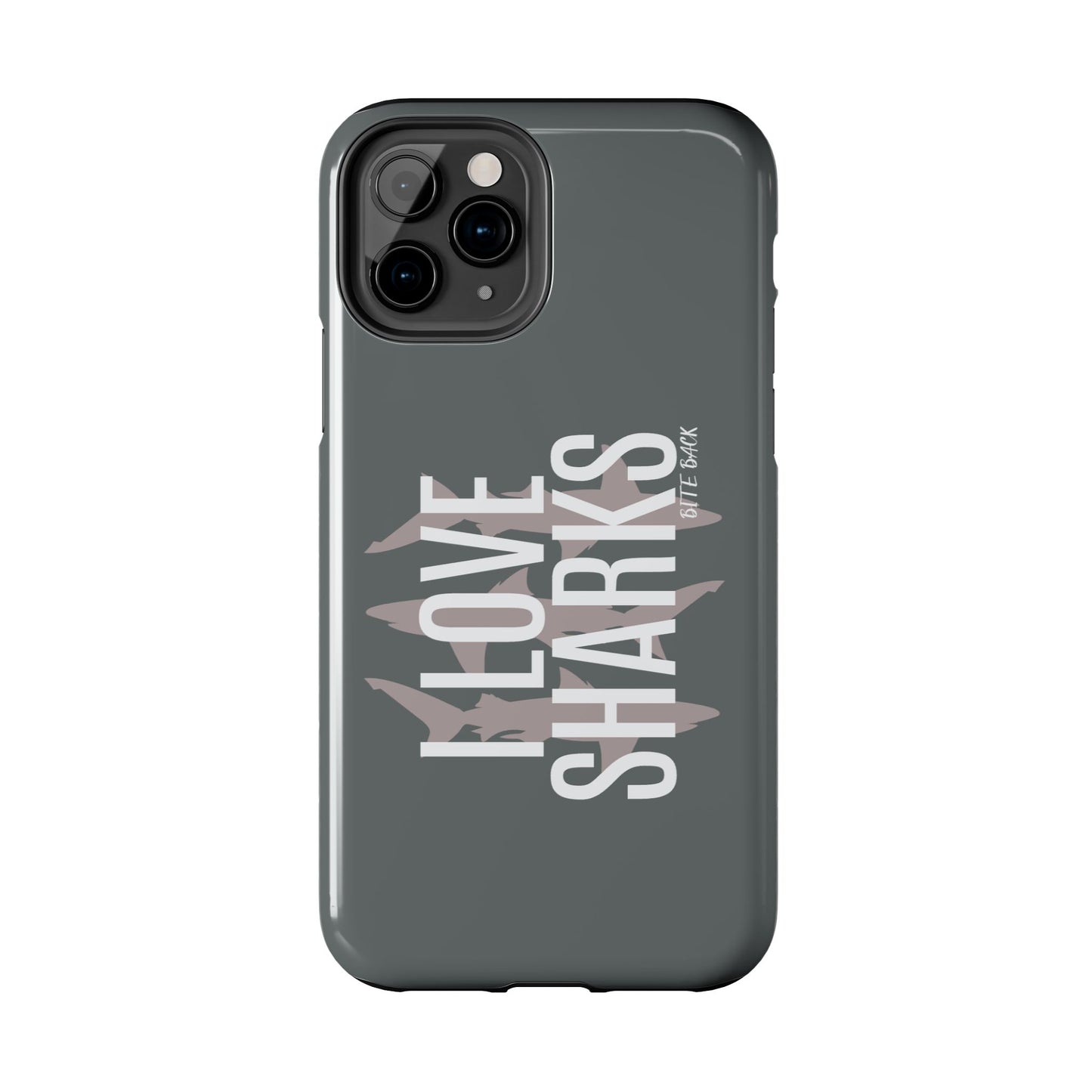 Shark Lover Tough Phone Case, Protective Cover, Gift for Ocean Lovers, Shark Week Celebration, Cute Wildlife Accessory