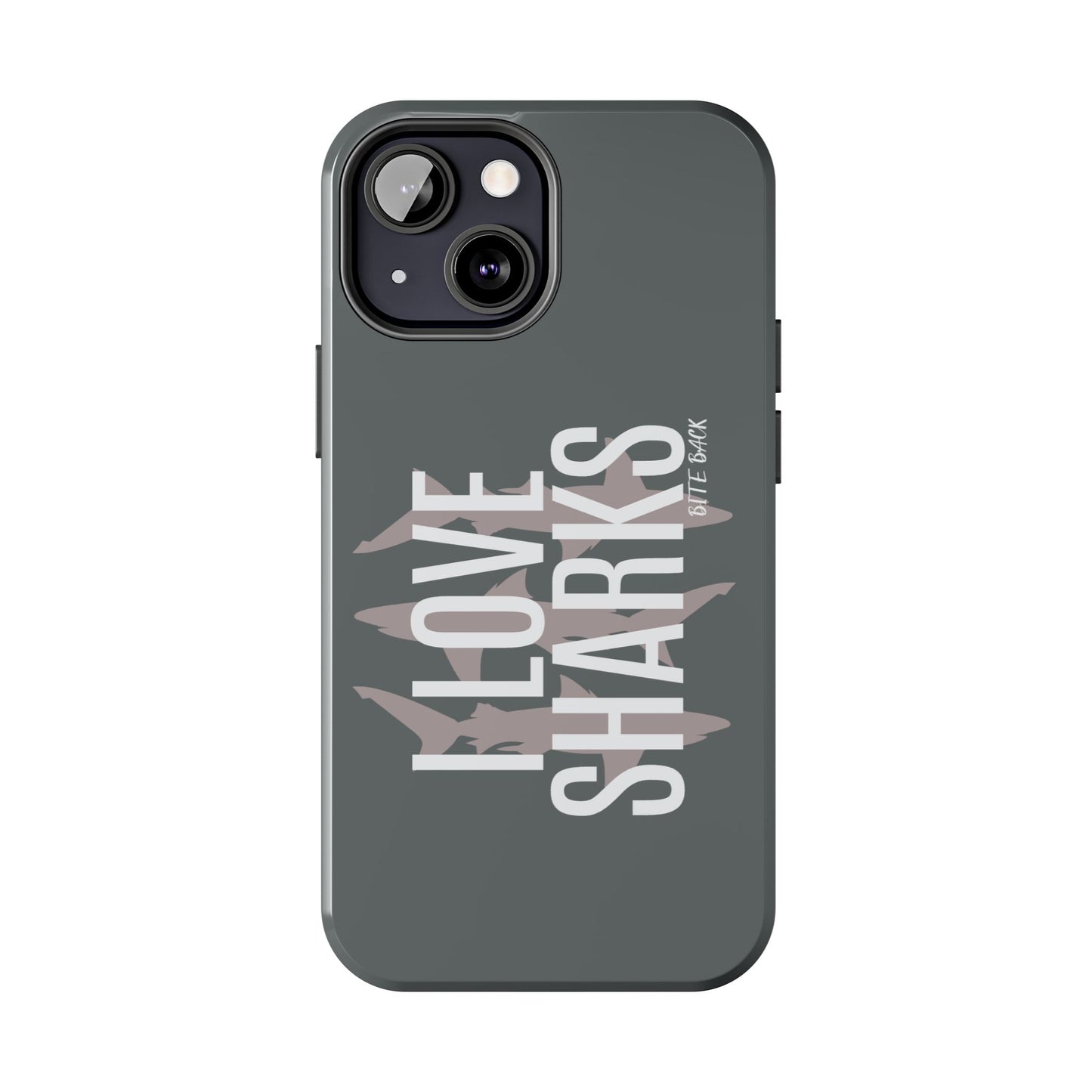 Shark Lover Tough Phone Case, Protective Cover, Gift for Ocean Lovers, Shark Week Celebration, Cute Wildlife Accessory