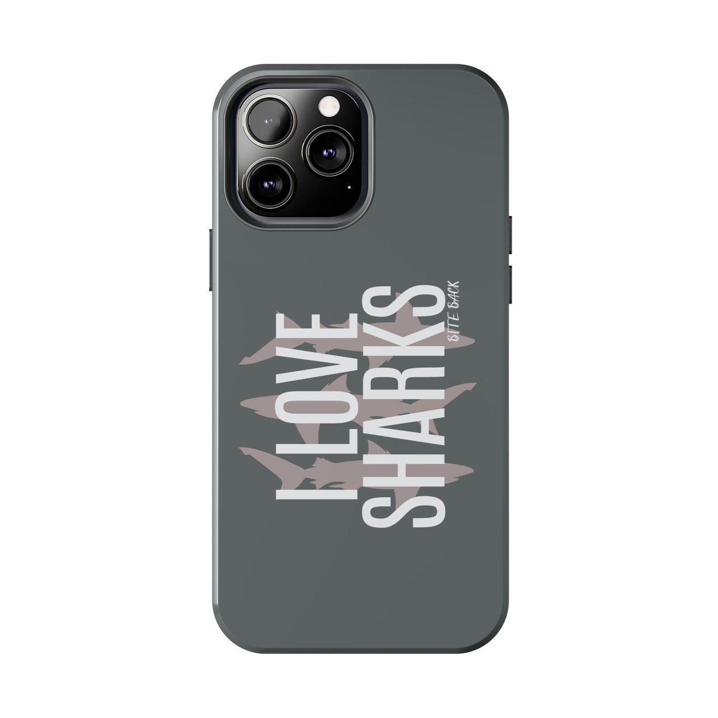 Shark Lover Tough Phone Case, Protective Cover, Gift for Ocean Lovers, Shark Week Celebration, Cute Wildlife Accessory