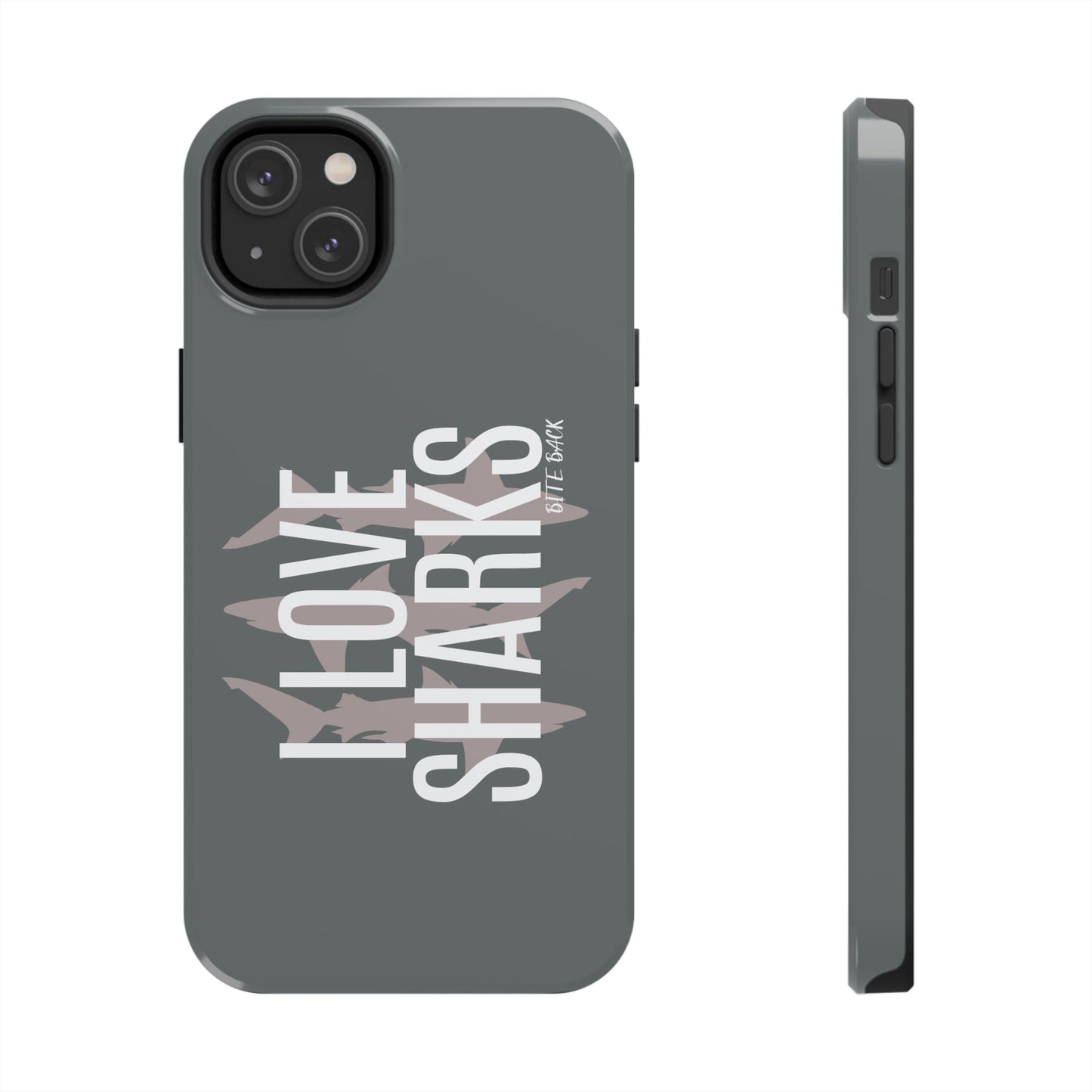 Shark Lover Tough Phone Case, Protective Cover, Gift for Ocean Lovers, Shark Week Celebration, Cute Wildlife Accessory