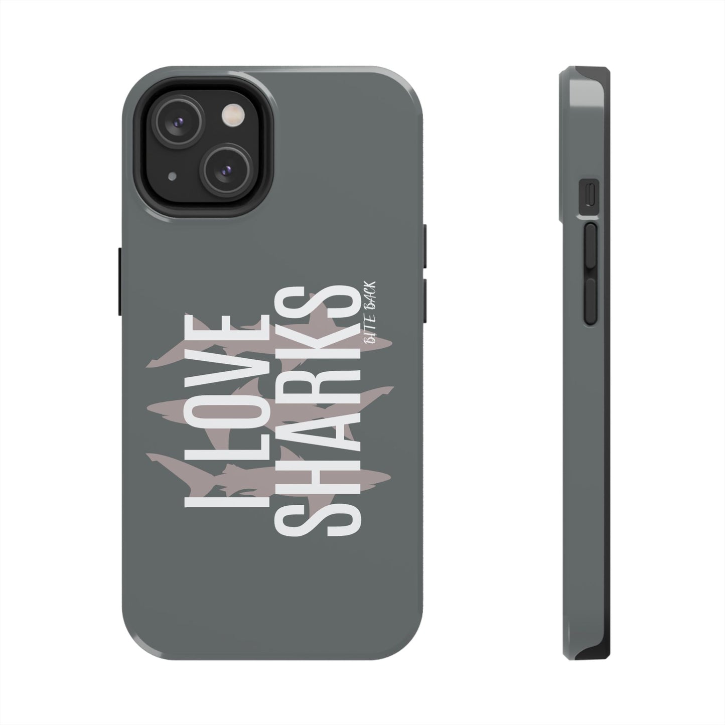Shark Lover Tough Phone Case, Protective Cover, Gift for Ocean Lovers, Shark Week Celebration, Cute Wildlife Accessory
