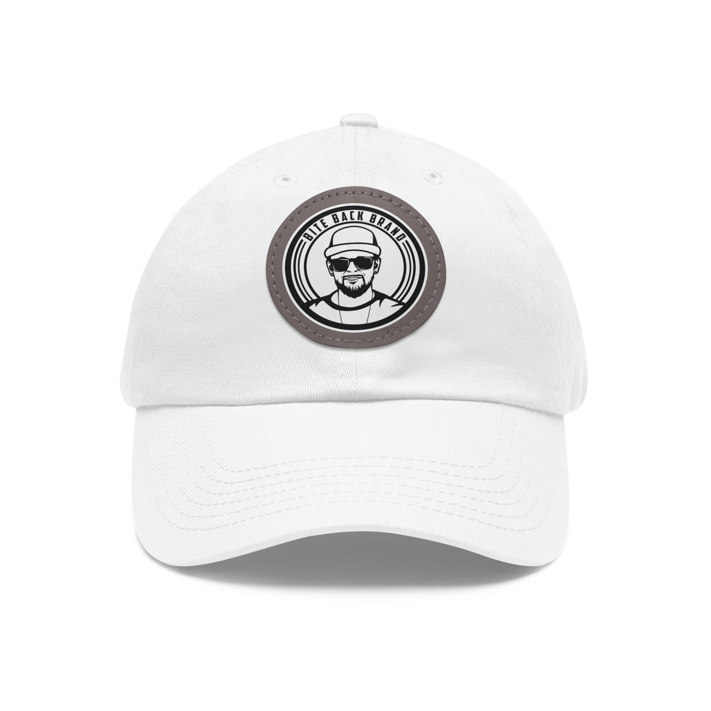 Captain Brandon Hat with Leather Patch (Round)