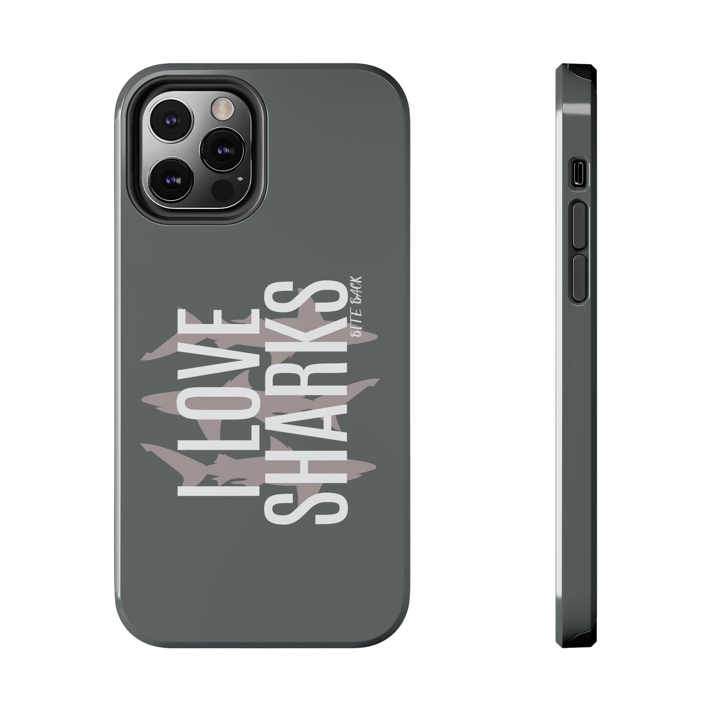 Shark Lover Tough Phone Case, Protective Cover, Gift for Ocean Lovers, Shark Week Celebration, Cute Wildlife Accessory