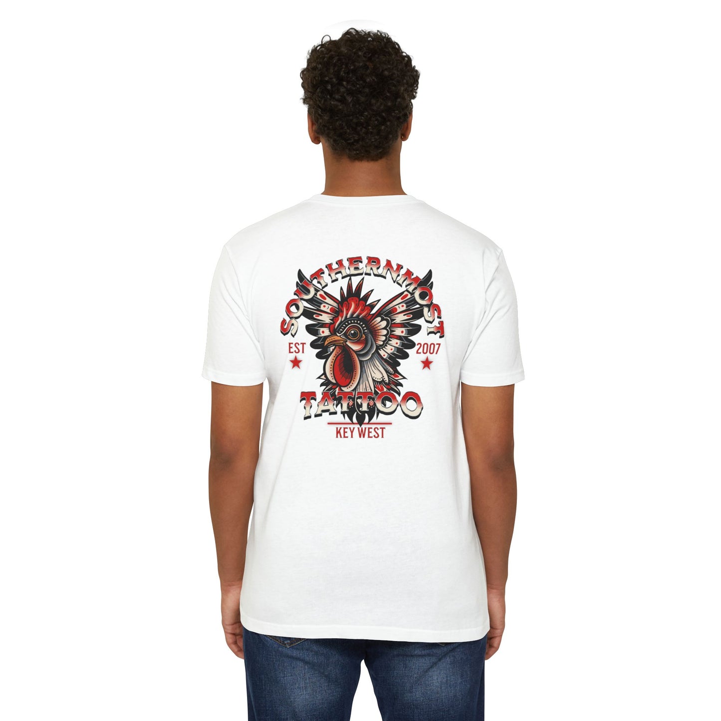 Southernmost Tattoo Traditional Rooster T-shirt