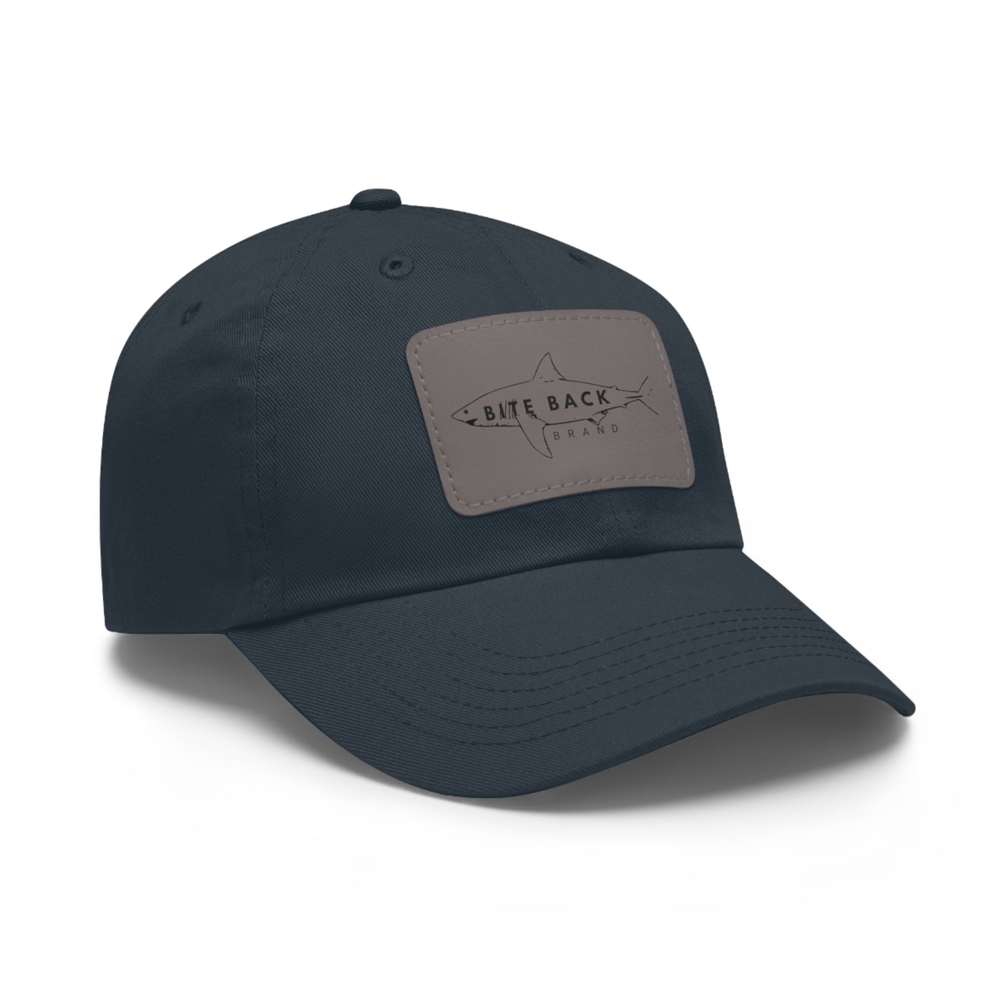Shark Hat with Leather Patch (Rectangle)