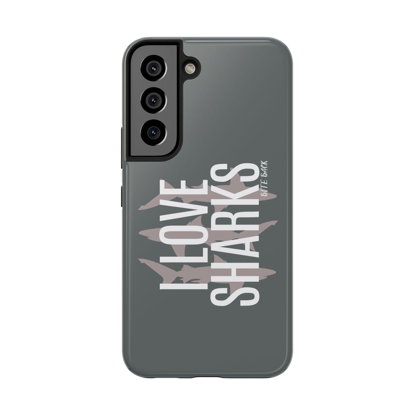 Shark Lover Tough Phone Case, Protective Cover, Gift for Ocean Lovers, Shark Week Celebration, Cute Wildlife Accessory