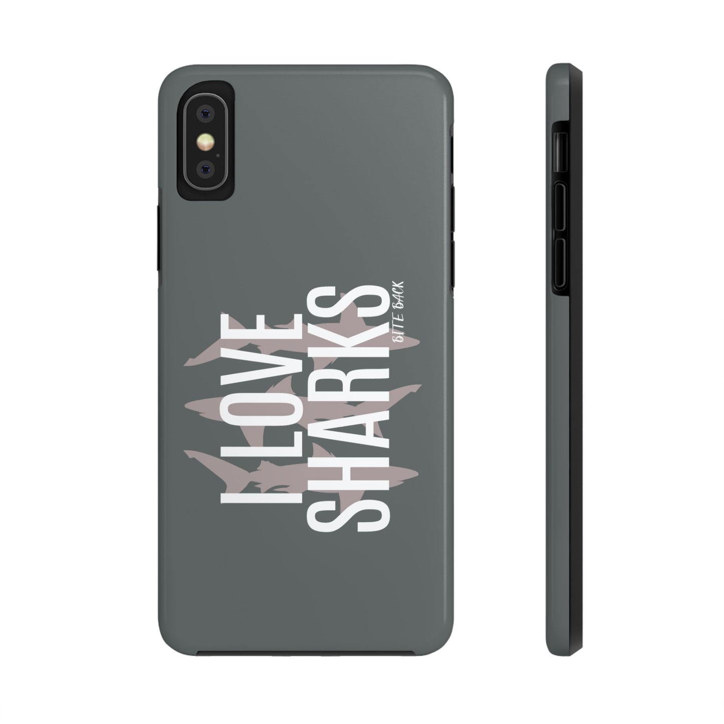 Shark Lover Tough Phone Case, Protective Cover, Gift for Ocean Lovers, Shark Week Celebration, Cute Wildlife Accessory