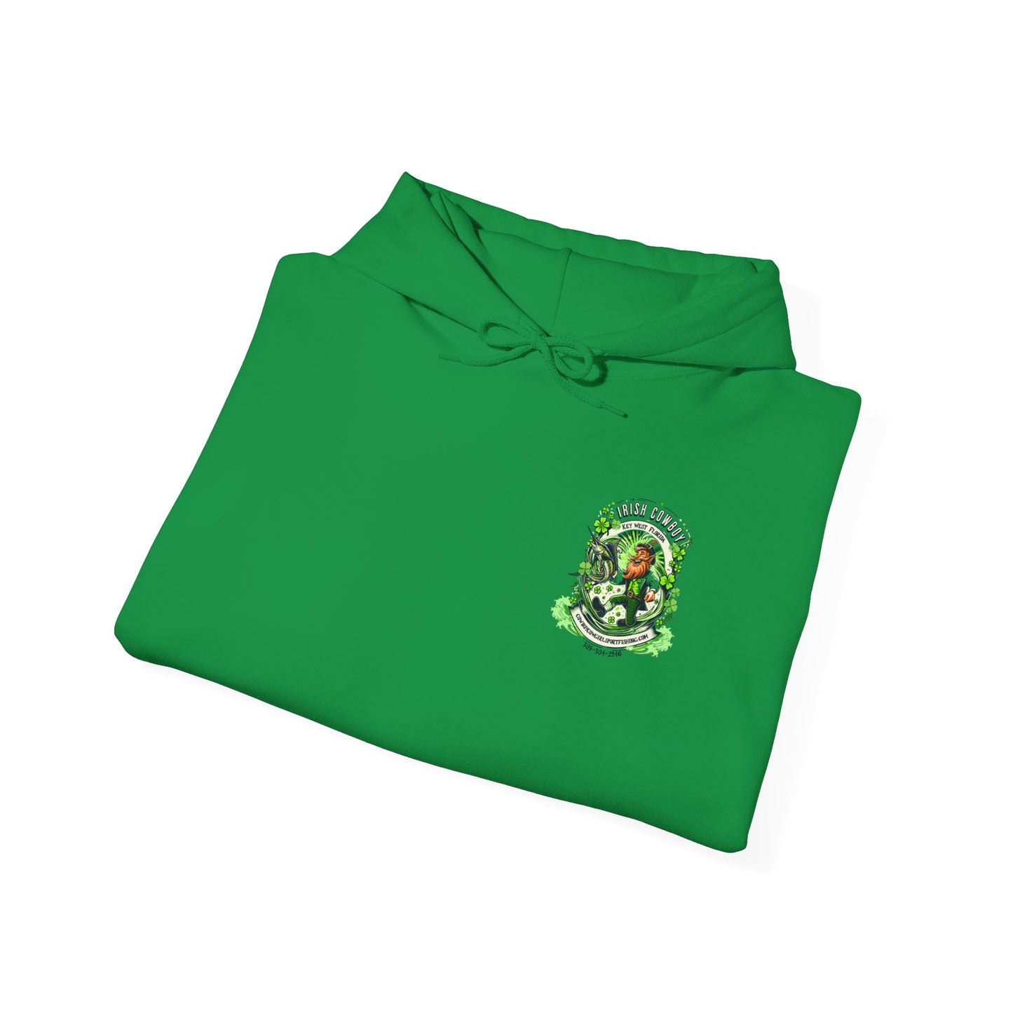Irish Cowboy Leprechaun Heavy Blend™ Hooded Sweatshirt