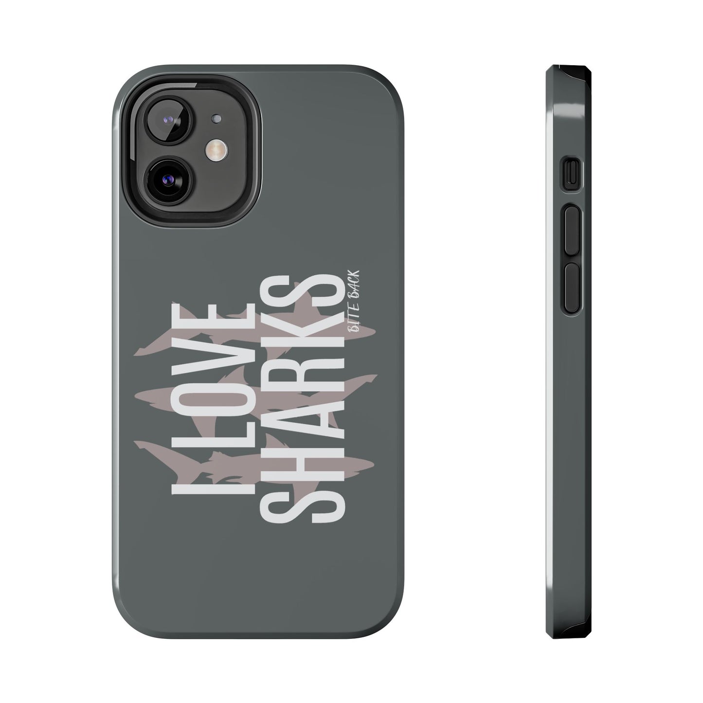 Shark Lover Tough Phone Case, Protective Cover, Gift for Ocean Lovers, Shark Week Celebration, Cute Wildlife Accessory