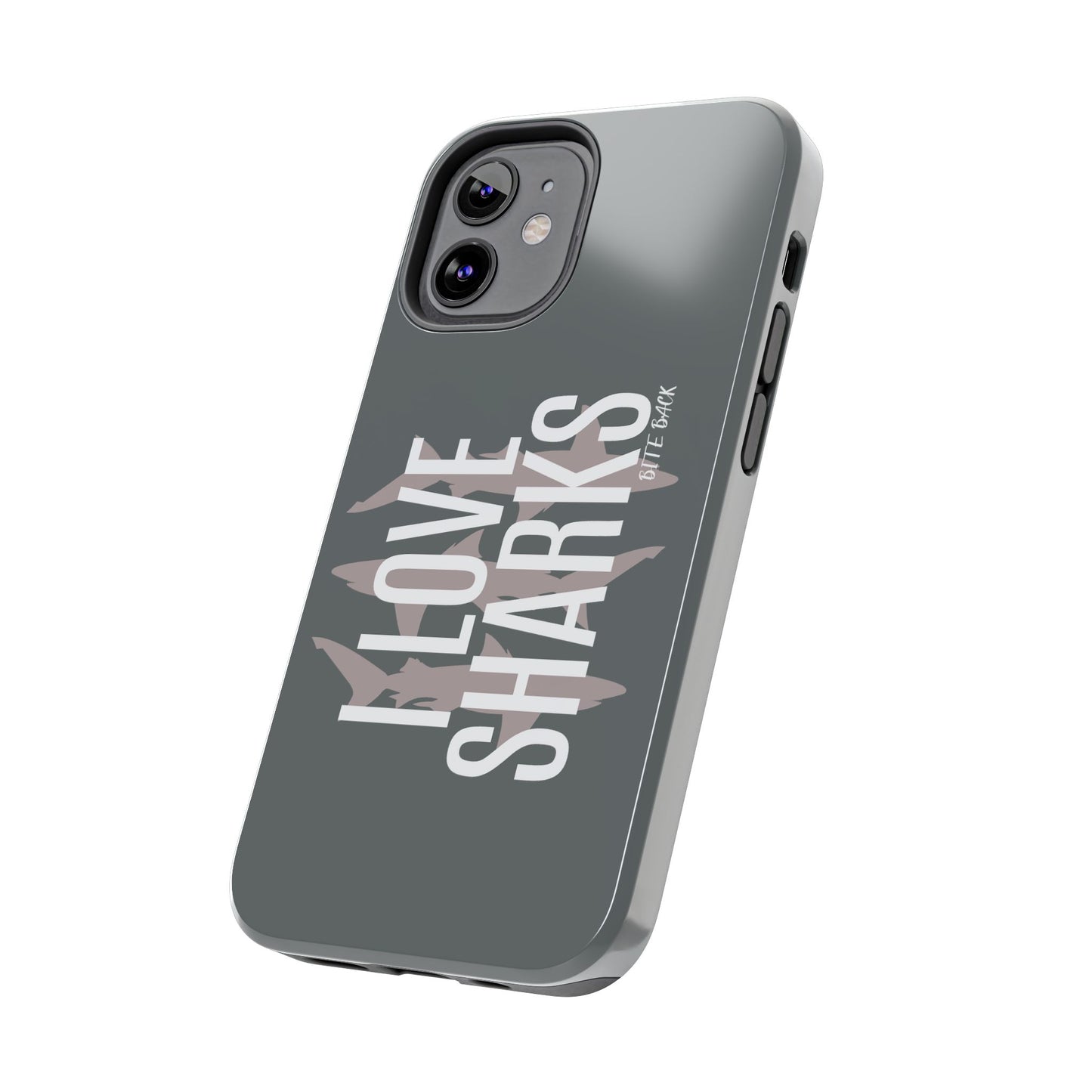 Shark Lover Tough Phone Case, Protective Cover, Gift for Ocean Lovers, Shark Week Celebration, Cute Wildlife Accessory