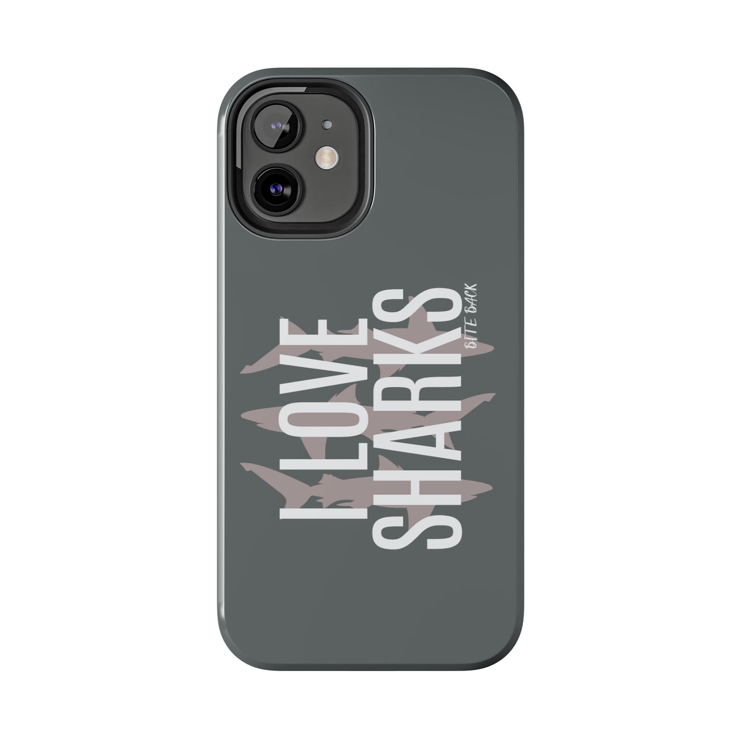 Shark Lover Tough Phone Case, Protective Cover, Gift for Ocean Lovers, Shark Week Celebration, Cute Wildlife Accessory